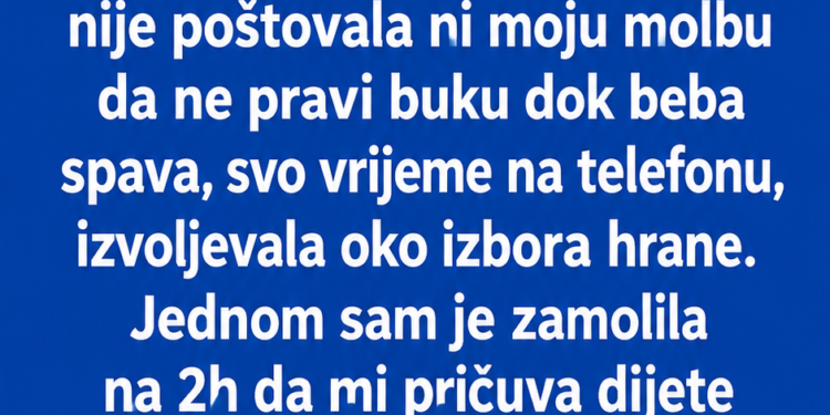 „Ugostila sam je kao porodicu, a onda me tetka nazvala i tražila nešto što nisam mogla da vjerujem“