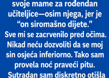 „Sin mi je došao kući plačući zbog jedne rečenice iz škole – sutradan je naša pita svima održala lekciju“